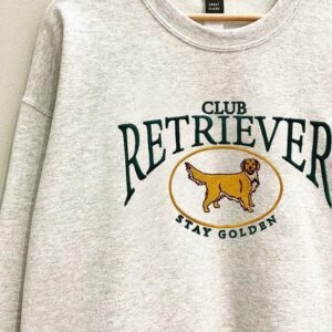 Embroidered Retriever Club Sweatshirt